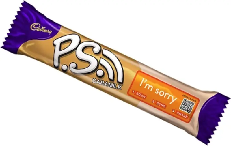 Cadbury Ps Chocolate "Am Sorry" 48g